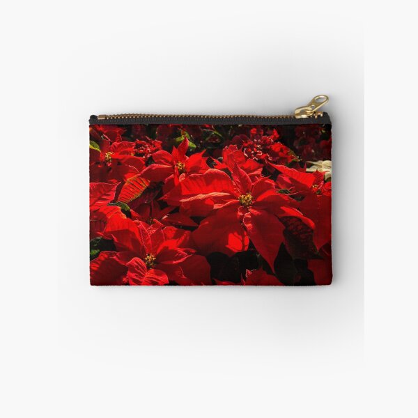 Item preview, Blood Red Poinsettias Riot - Christmas Stars Superabundance designed and sold by Georgia Mizuleva.