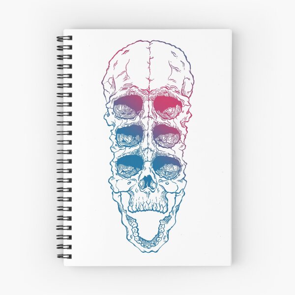 Item preview, Skull with six eyes designed and sold by fraulein-freya.