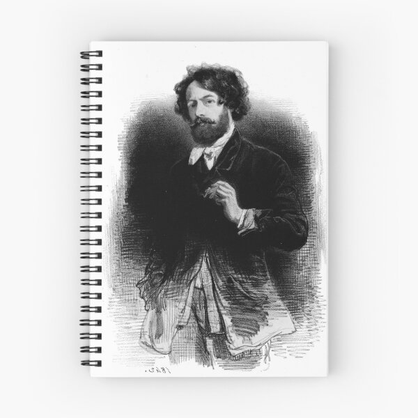 Item preview, Etude, self portrait - Paul Gavarni - 1842 designed and sold by CrankyOldDude.