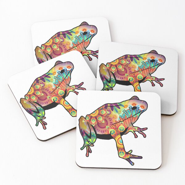Item preview, Psychedelic Design Frog designed and sold by imphavok.