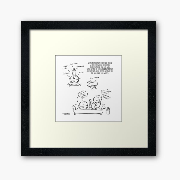 'King Boss Framed Art Print