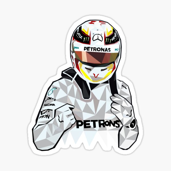 Lewis Hamilton Stickers | Redbubble