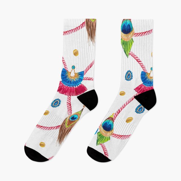 Item preview, Watercolor pattern with embellishments and accessories with tassels, stones, rhinestones designed and sold by LiliyaSavelieva.