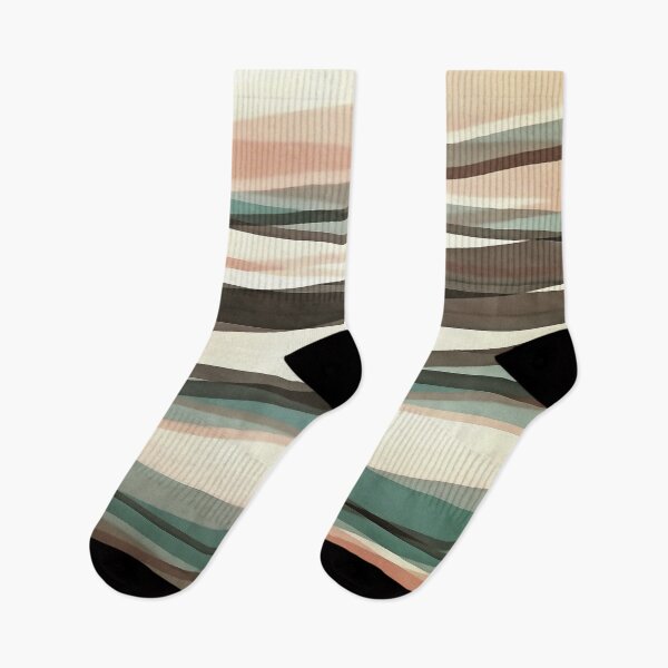 Item preview, Semi Transparent Layers In Peach Brown And Green designed and sold by taiche.