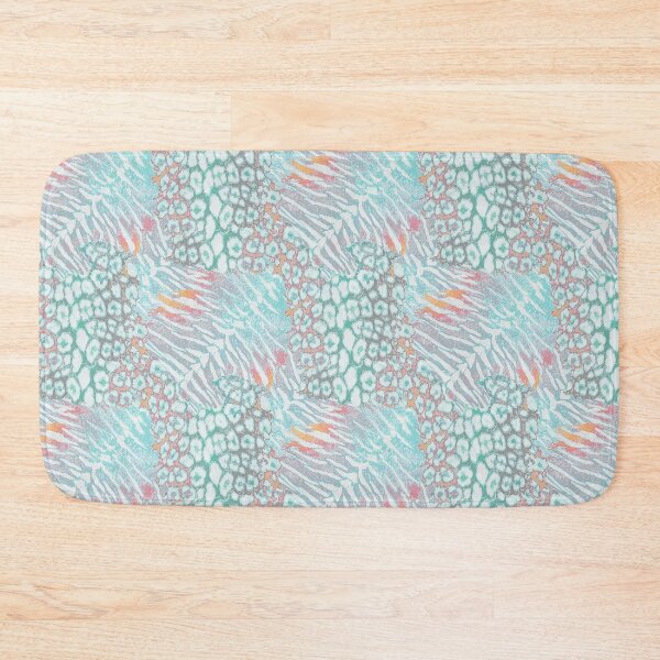 Item preview,  Leopard, tiger print. Turquoise and coral. designed and sold by marinaklykva.