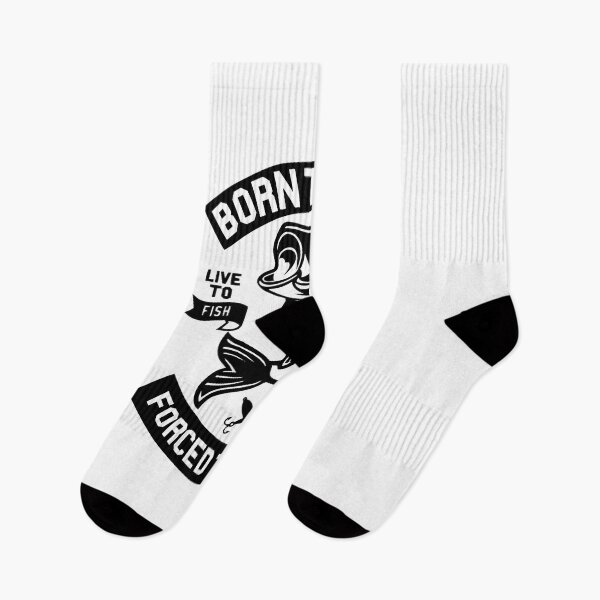 Item preview, Born to fish forced to work designed and sold by RPHDesigns.