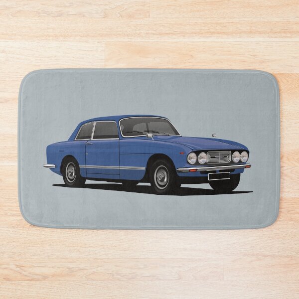 Item preview, Bristol 411 - blue car illustration designed and sold by knappidesign.