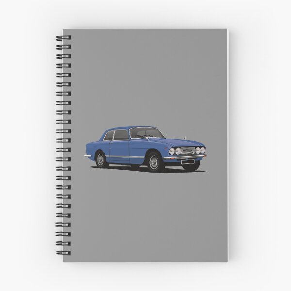 Item preview, Bristol 411 - blue car illustration designed and sold by knappidesign.