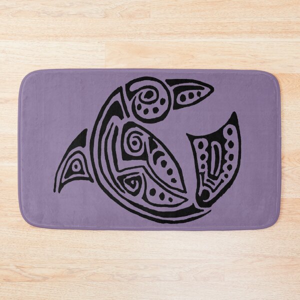 Item preview, Large black dolphin tattoo designed and sold by Zamen.