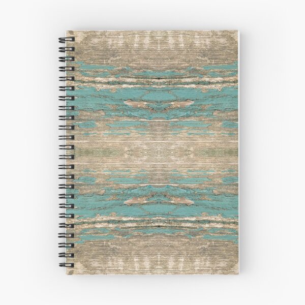 Item preview, Rustic Wood - Beautiful Weathered Wooden Plank - knotty wood weathered turquoise paint designed and sold by TurningMoss.