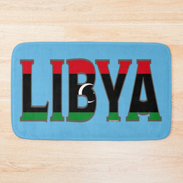 Item preview, Libya Font with Libyan Flag designed and sold by Havocgirl.