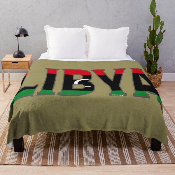 Item preview, Libya Font with Libyan Flag designed and sold by Havocgirl.