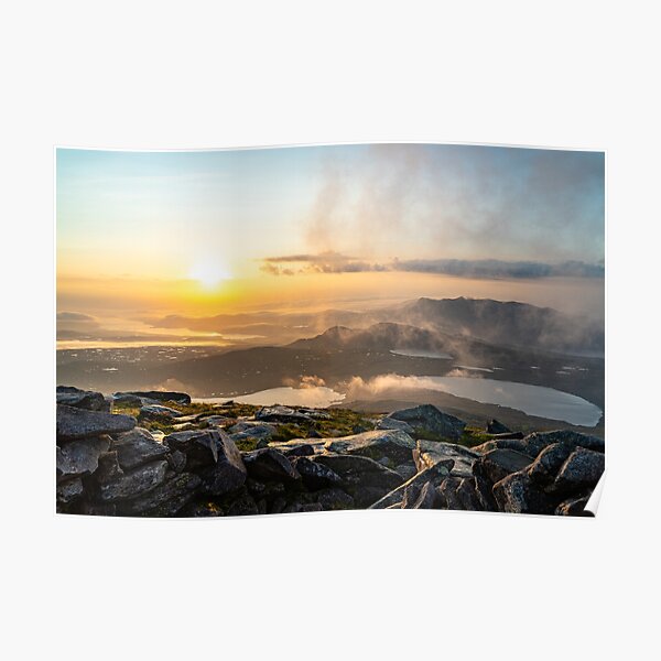 Ben Loyal and the Kyle of Tongue at Sunrise Poster