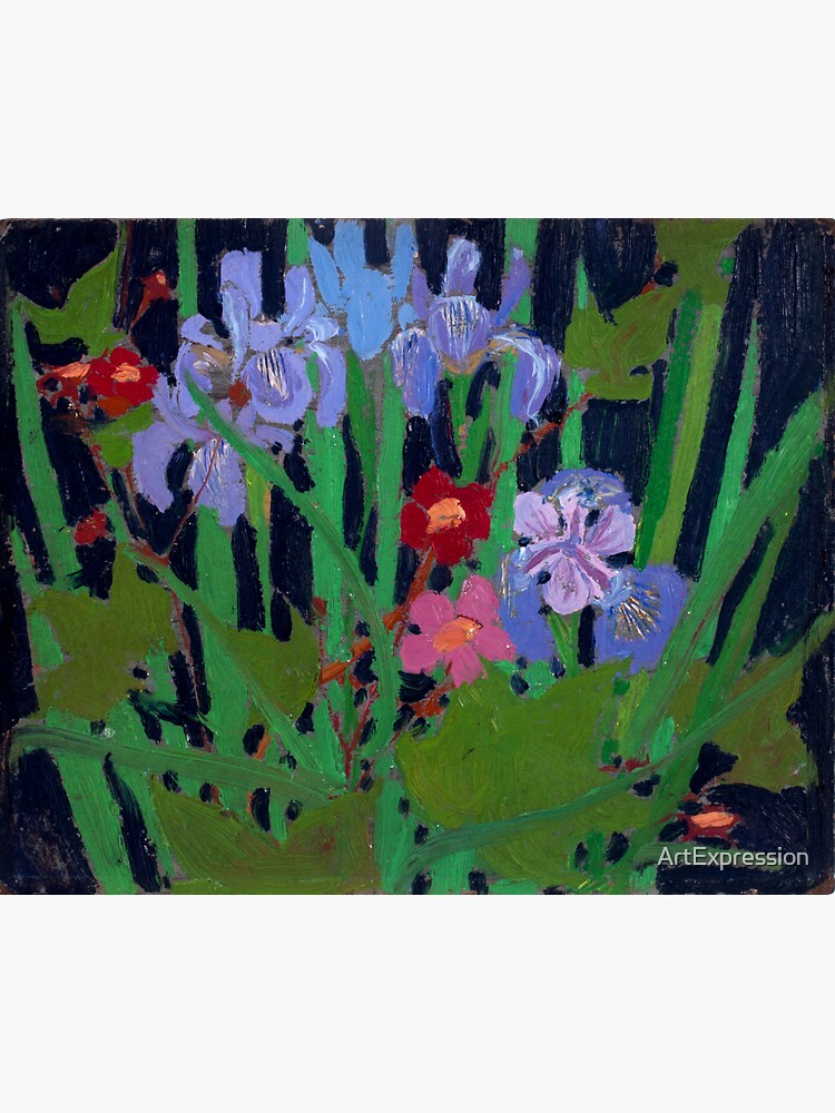 "Tom Thomson Wildflowers" Sticker by ArtExpression Redbubble