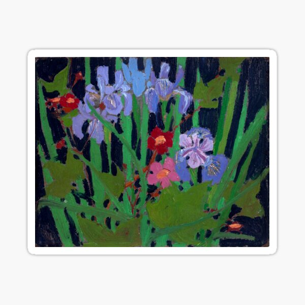 "Tom Thomson Wildflowers" Sticker by ArtExpression Redbubble