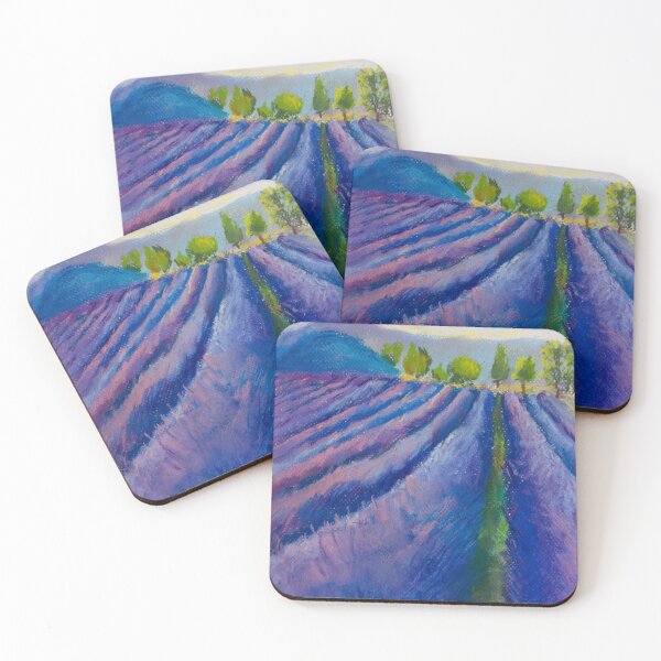 Item preview, Pastel painting Lavender Farm  designed and sold by Carolbbaby.