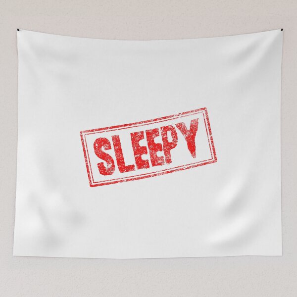 Item preview, Sleepy (Vintage Stamp) designed and sold by SassyClassyMe.