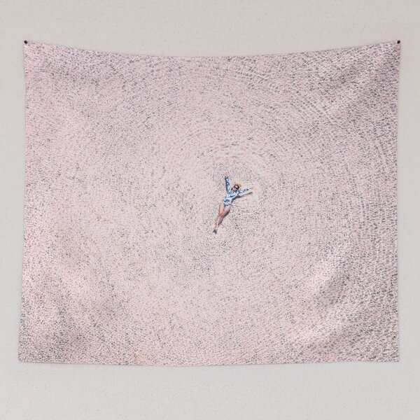 Item preview, Lone Swimmer | Aerial Prints designed and sold by The-Drone-Man.