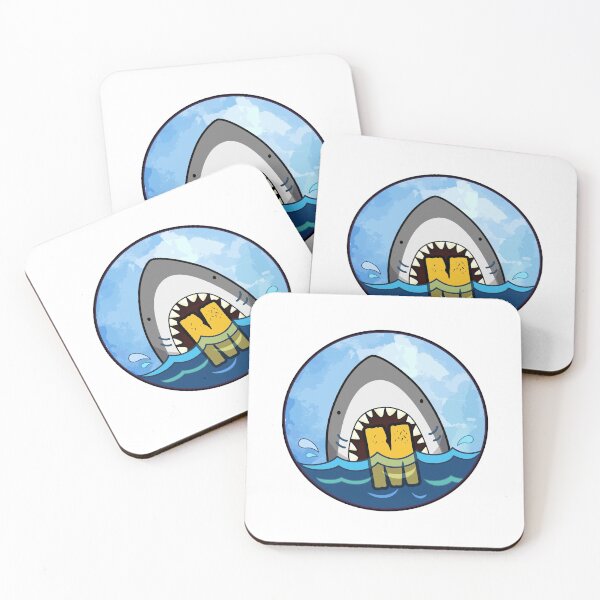 Item preview, Alphabet Letter M Shark designed and sold by kidsmonogram.