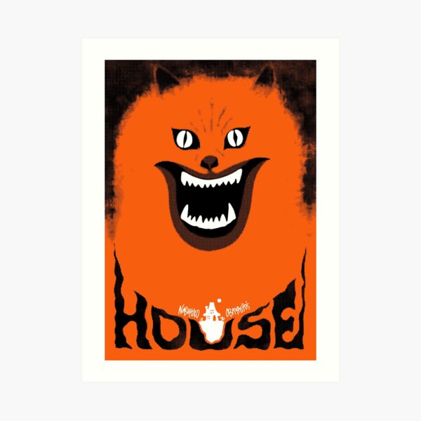 Hausu (ハウス) Retro Japanese Horror Movie 1977 V2.0 Art Print