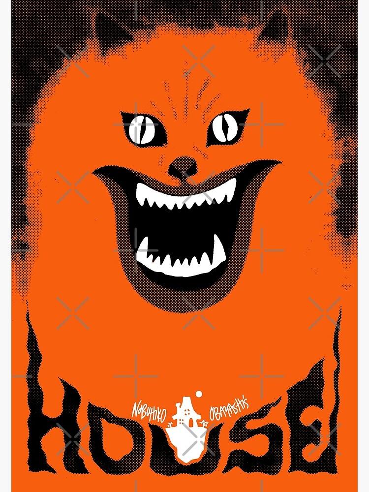 Discover Hausu (ハウス) Retro Japanese Horror Movie 1977 V2.0 Premium Matte Vertical Poster