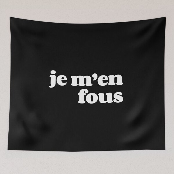 Item preview, Je men fous  I do not care I dont give a F**K designed and sold by Scoopivich.