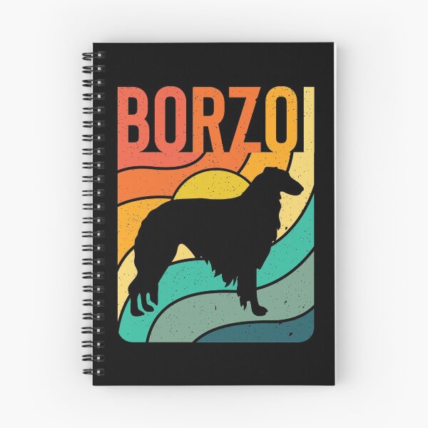 Aperçu de l'œuvre Borzoi Dog Vintage Gift Pet Lover créée et vendue par rafaeltto.