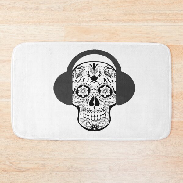 Item preview, Sugar Skull Headphones DJ Design designed and sold by Nextlevellife.