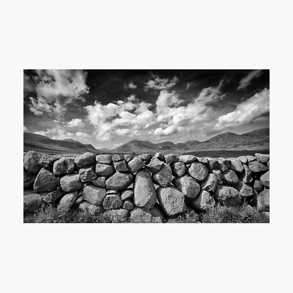 Mourne Wall View Photographic Print