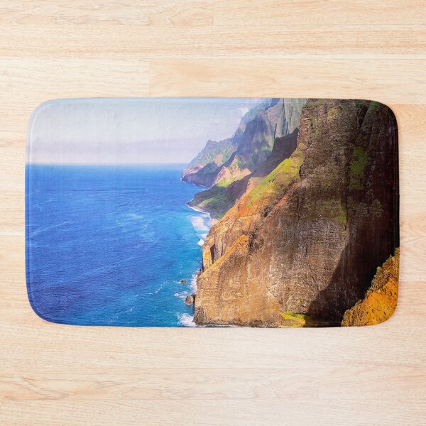 Item preview, Tropical Coastline Hawaii Aerial Photograph Of The Isolated Napali Coast designed and sold by Rocky Mountain Artistry.
