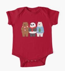 We Bare Bears Short Sleeve Baby One-Piece
