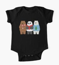 We Bare Bears Short Sleeve Baby One-Piece