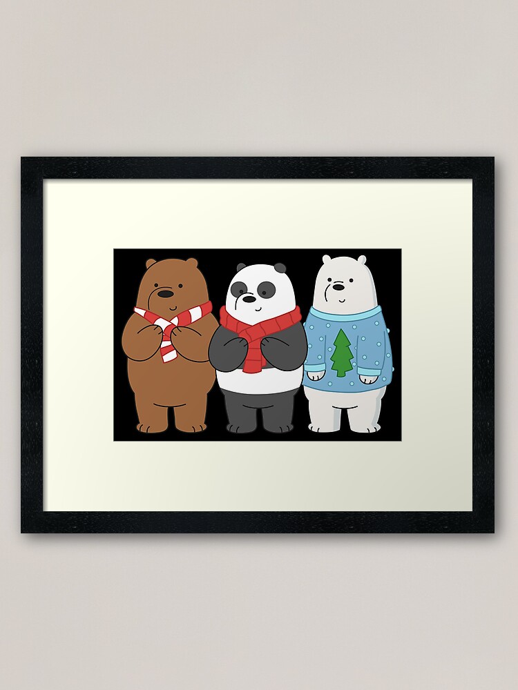 Alternate view of We Bare Bears Framed Art Print