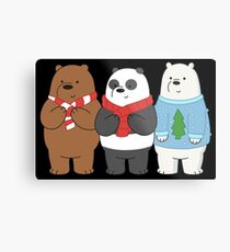 We Bare Bears Metal Print