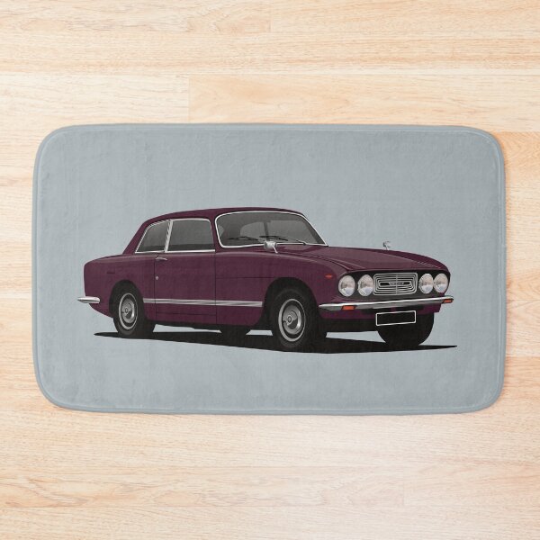 Item preview, Bristol 411 - dark red car illustration designed and sold by knappidesign.