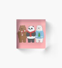 We Bare Bears Acrylic Block