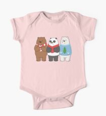We Bare Bears Short Sleeve Baby One-Piece