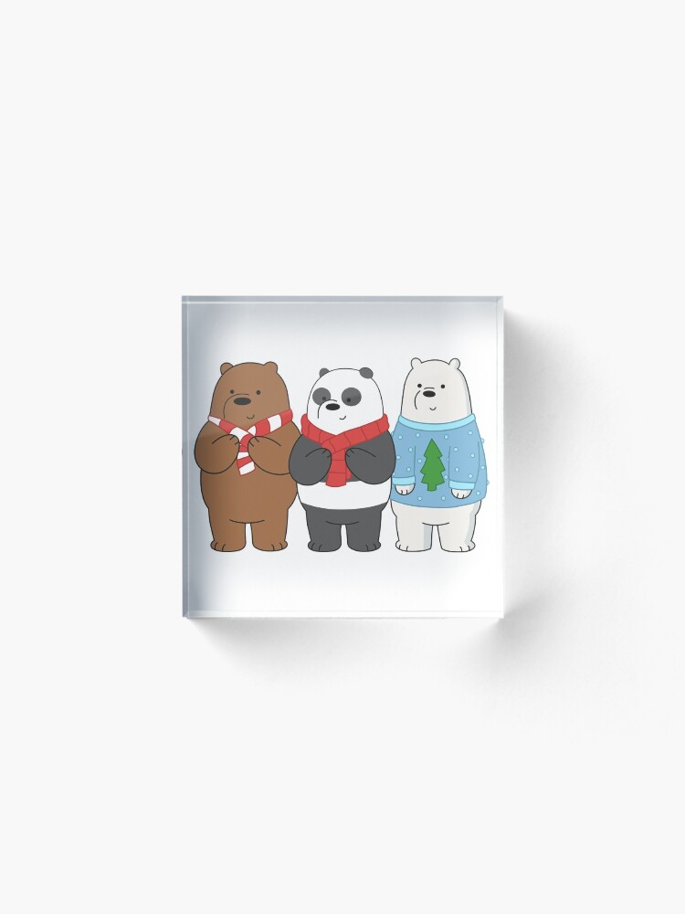 Alternate view of We Bare Bears Acrylic Block