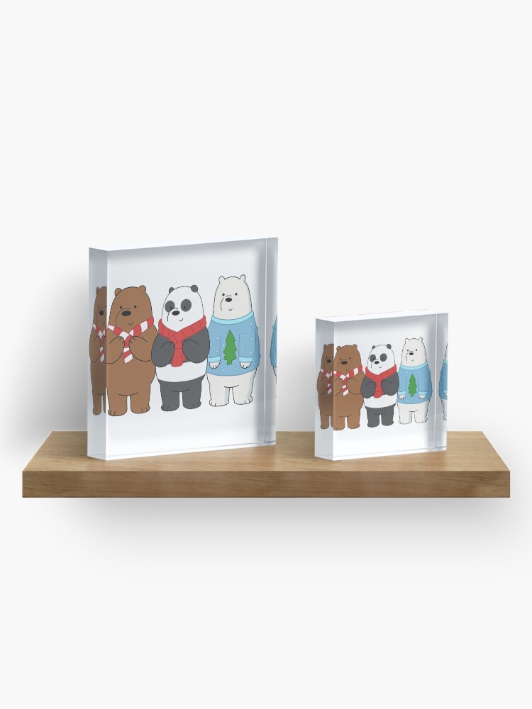 Alternate view of We Bare Bears Acrylic Block