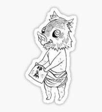 Inosuke Hashibira Cute Design Sticker