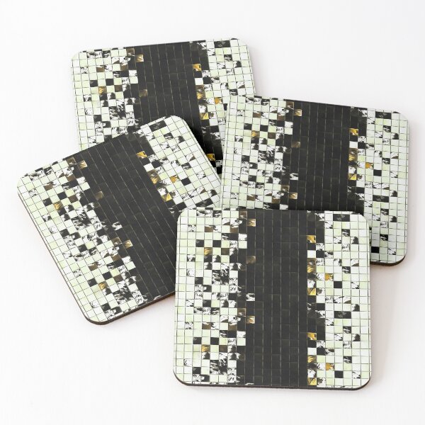 Item preview, Square Tiles Ceramic Mosaic Pattern Ochre Accent designed and sold by taiche.