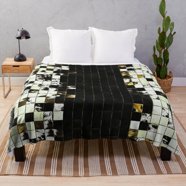 Item preview, Square Tiles Ceramic Mosaic Pattern Ochre Accent designed and sold by taiche.