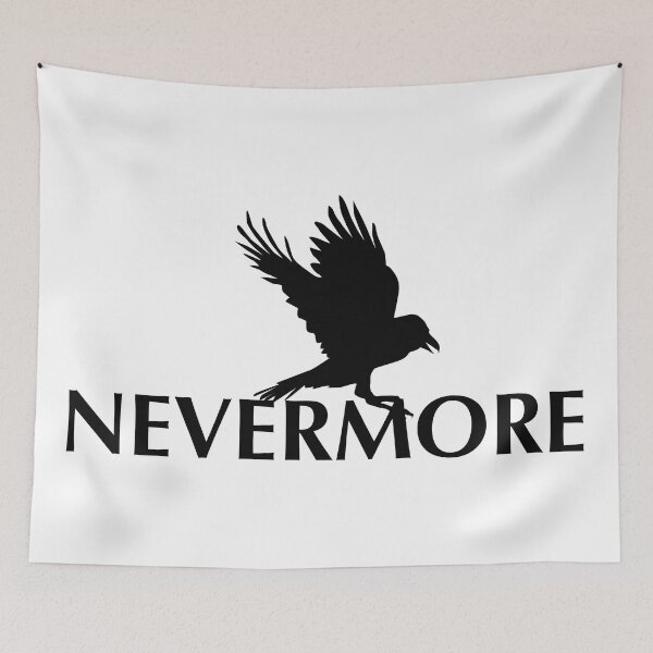 Item preview, An imposing raven lands on Nevermore designed and sold by Yven-Dienst.