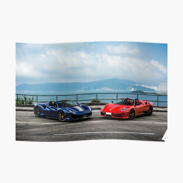 FERRARI F430 SCUDERIA Photo Poster Print Art A0 A1 A2 A3 A4 Car Poster 0703 