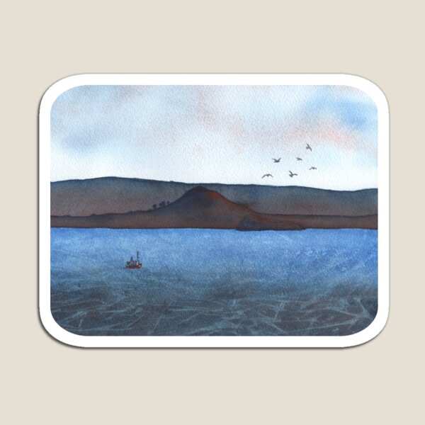 Berwick Law and Craig Leith, December 2018 Magnet