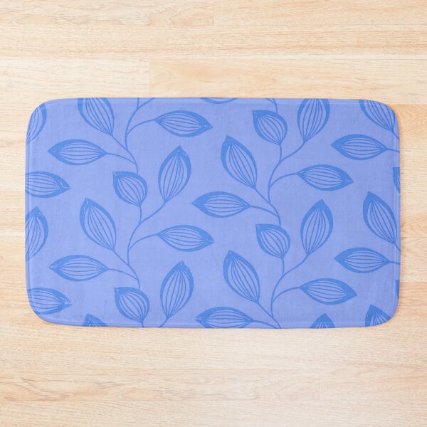 Item preview, Climbing Vine Leaves In Blue On Light Blue designed and sold by taiche.
