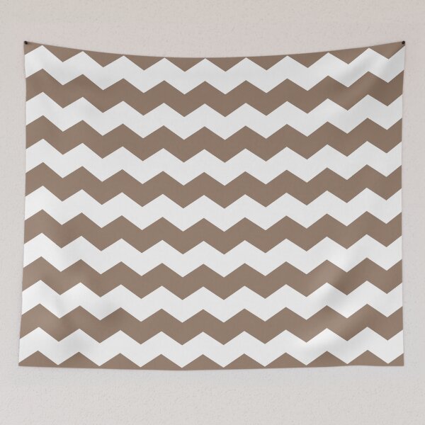 Item preview, Malt Brown Chevron Print designed and sold by itsjensworld.