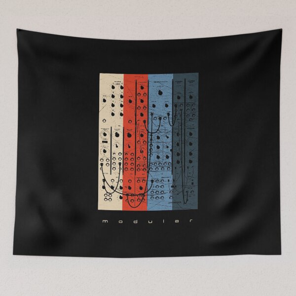 Item preview, Vintage Modular Synthesizer - Analog Synth Nerd design designed and sold by A-Fashion.