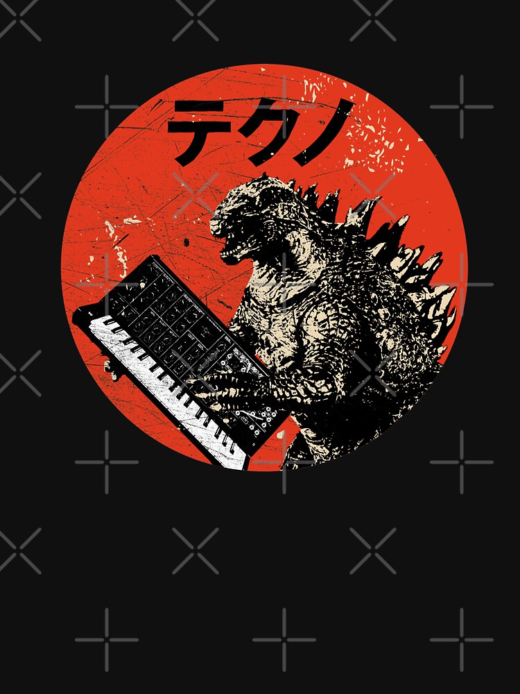Vintage Analog Synthesizer - Japanese Retro Monster T-Shirt Vintage Analog Synthesizer - Japanese Retro Monster T-Shirt