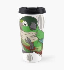 Cute Green Cheek Conure Travel Mug